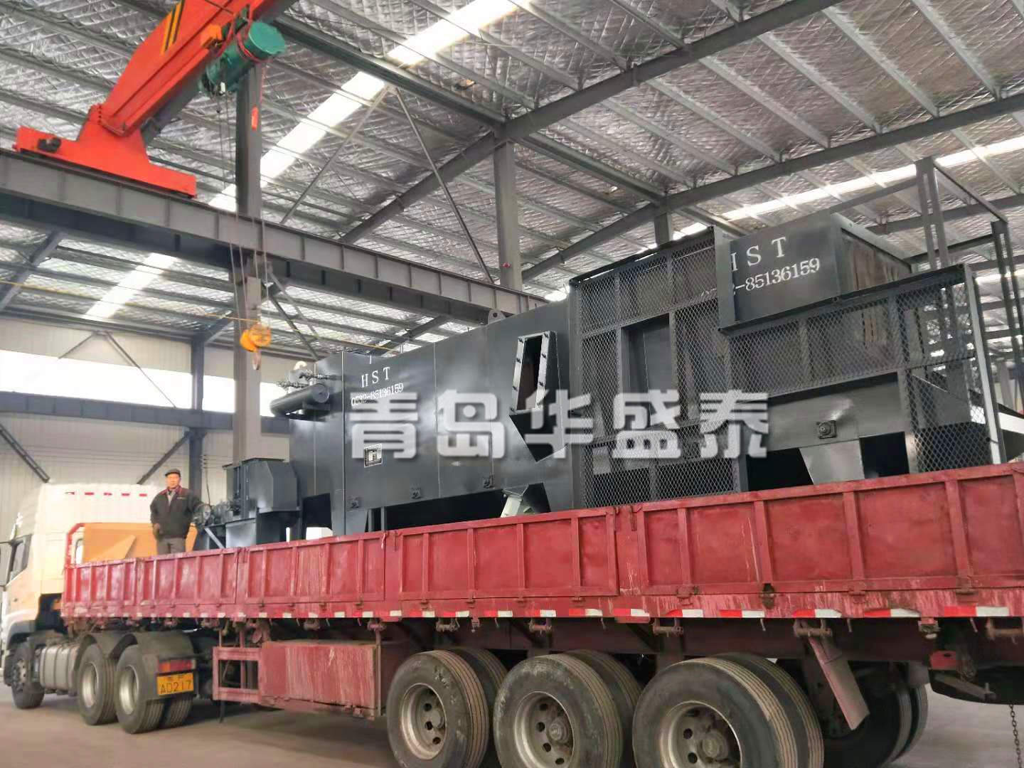 山東煙臺6912通過式拋丸清理機發(fā)貨圖 山東煙臺6912通過式拋丸清理機發(fā)貨圖