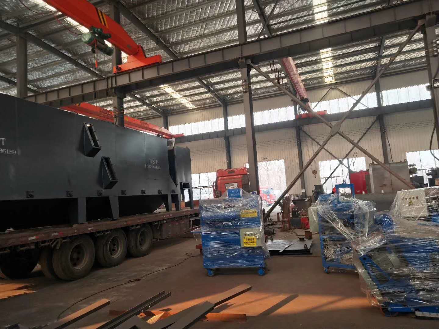 型鋼拋丸機/路面拋丸機/儲油罐體拋丸機發(fā)往山西 型鋼拋丸機/路面拋丸機/儲油罐體拋丸機發(fā)往山西